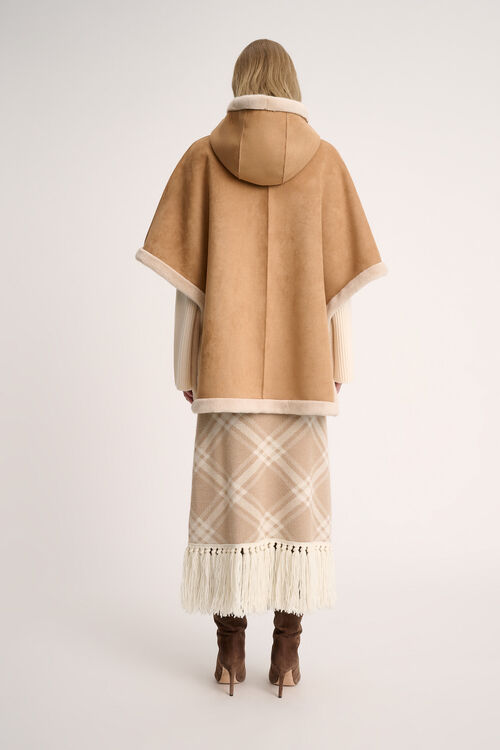 Luisa Spagnoli Spray - Mantella dettagli faux fur Sconto
