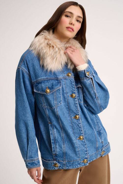 Luisa Spagnoli Scialuppa - Giubbotto in denim In Saldo