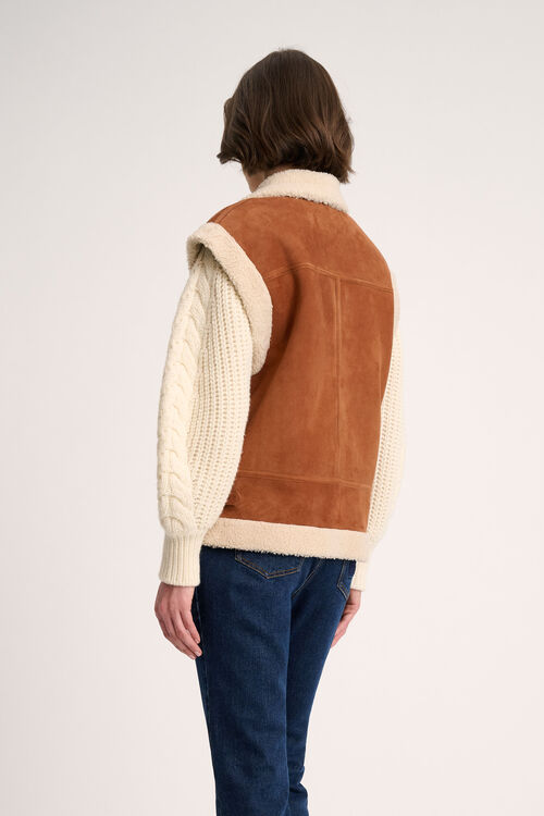 Luisa Spagnoli Severo - Gilet in montone Nuovo