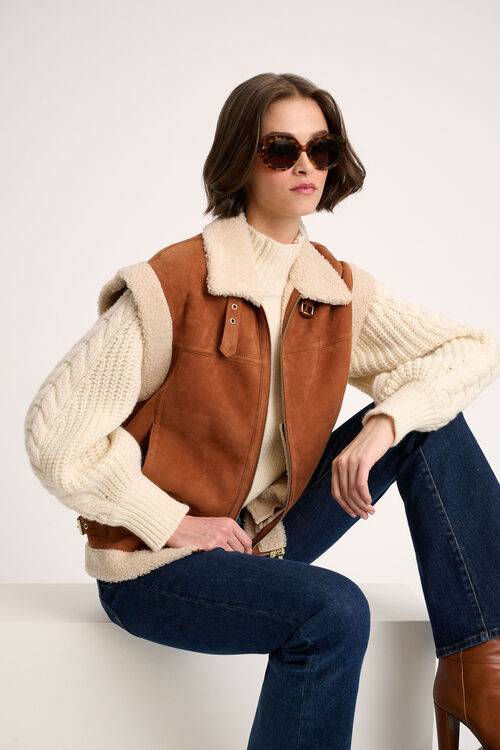 Luisa Spagnoli Severo - Gilet in montone Nuovo
