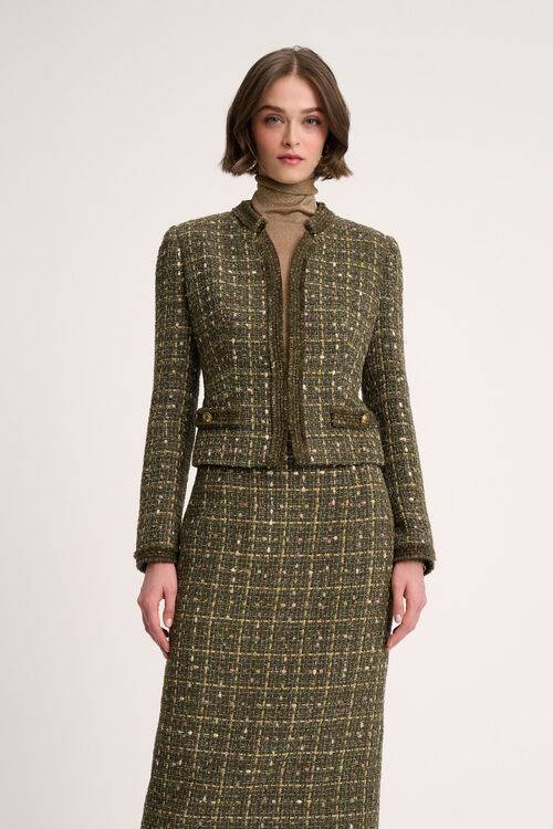 Luisa Spagnoli Saggi - Giacca cropped Offerta migliore