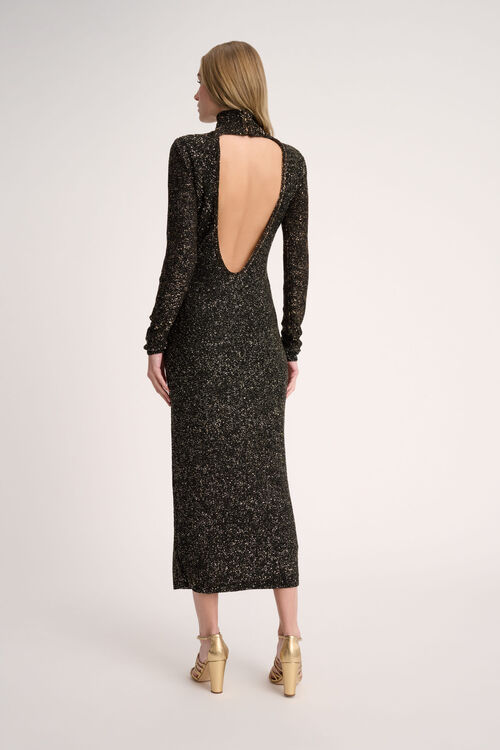 Luisa Spagnoli Cromata - Abito lurex Negozi Online