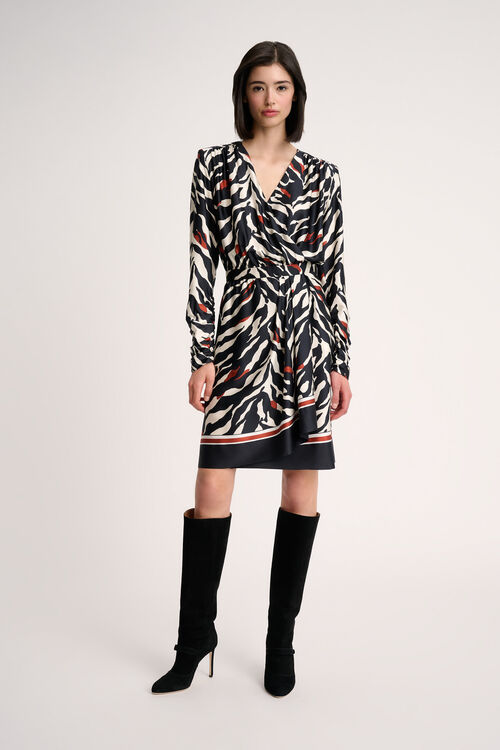 Luisa Spagnoli Granaio - Abito stampa animalier Fino Al -60%