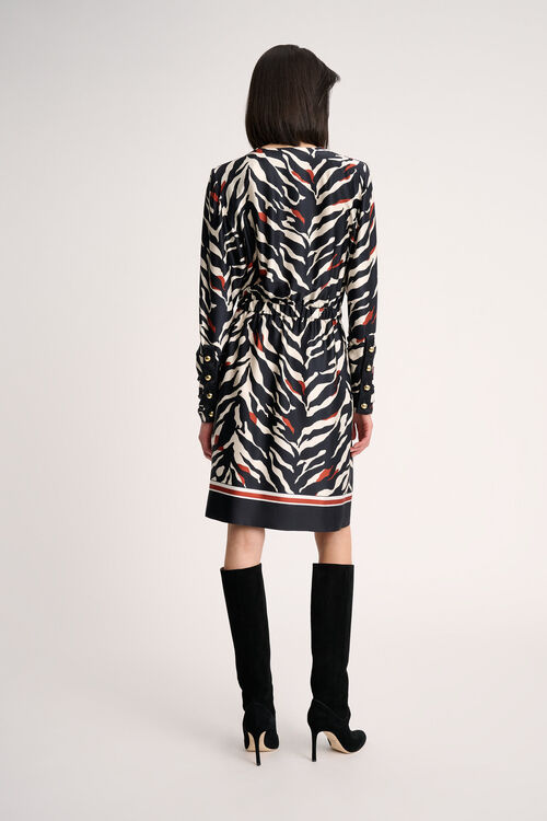 Luisa Spagnoli Granaio - Abito stampa animalier Fino Al -60%