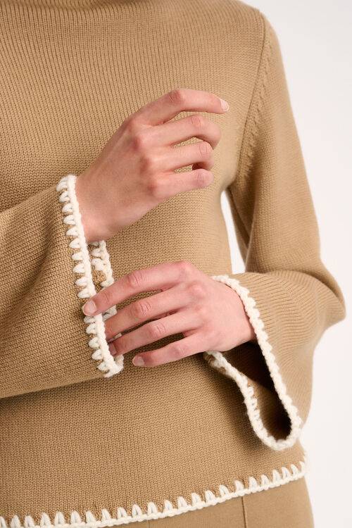 Luisa Spagnoli Monet - Pullover lupetto 2025
