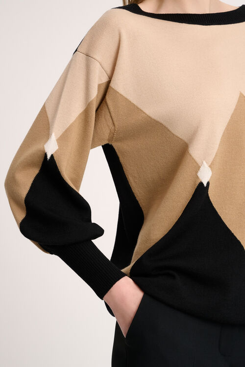 Luisa Spagnoli Magneti - Pullover a rombi Vendita