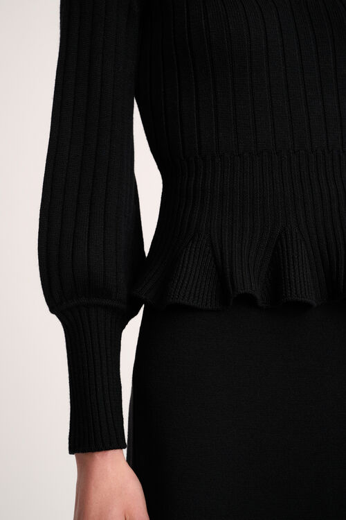 Luisa Spagnoli Merlato - Pullover scollo a cuore Pezzi Unici