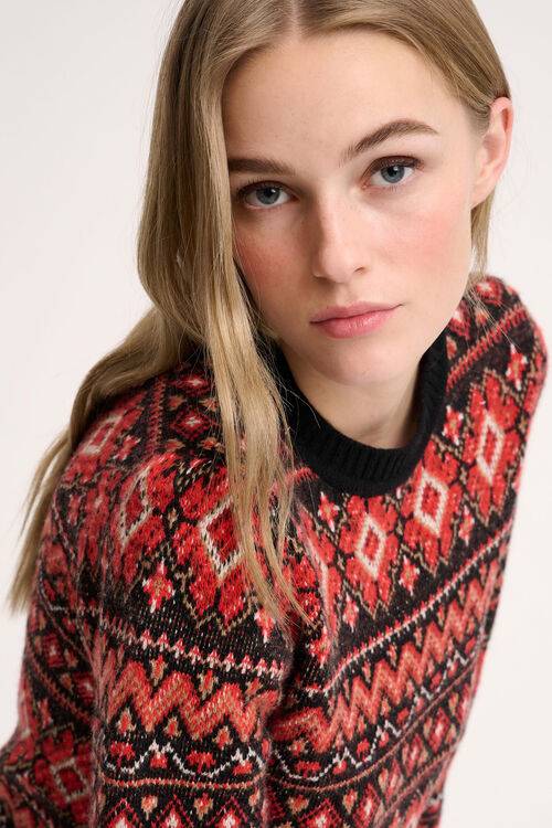 Luisa Spagnoli Correttore - Pullover jacquard Qualità Garantita