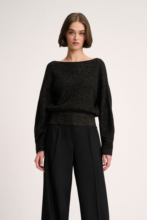 Luisa Spagnoli Caiman - Pullover lurex Sottocosto