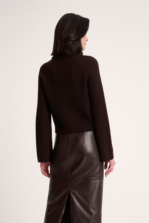 Luisa Spagnoli Magnus - Pullover dolcevita a coste Saldi