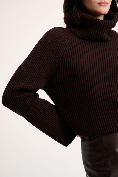 Luisa Spagnoli Magnus - Pullover dolcevita a coste Saldi