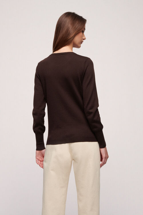Luisa Spagnoli Mossa - Pullover in lana Saldi Di Fabbrica