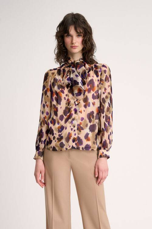 Luisa Spagnoli Linda - Camicia con fiocco Italy
