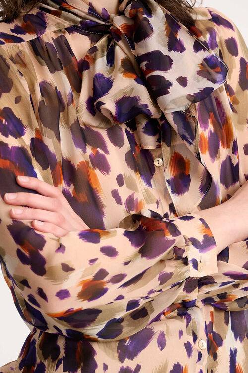 Luisa Spagnoli Linda - Camicia con fiocco Italy