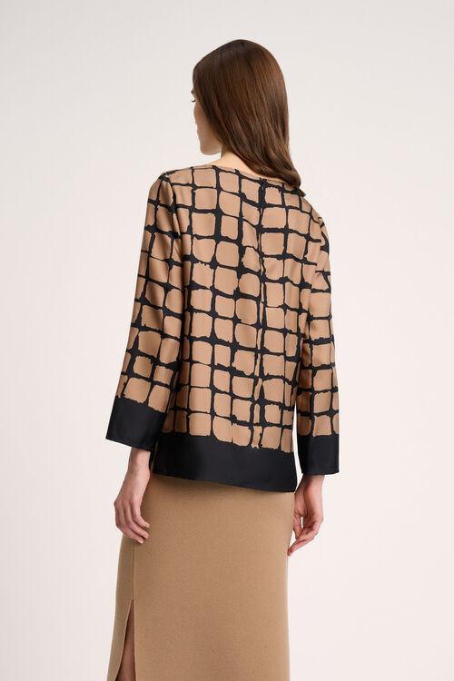 Luisa Spagnoli Leggio - Blusa a quadri 2025