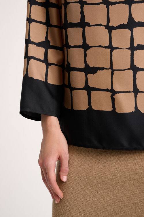 Luisa Spagnoli Leggio - Blusa a quadri 2025