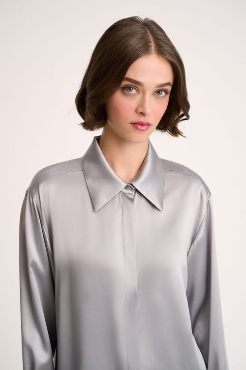 Luisa Spagnoli Levriero - Camicia in seta In Linea