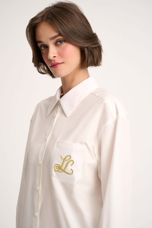 Luisa Spagnoli Legenda - Camicia ricamata Spedizione Gratuita