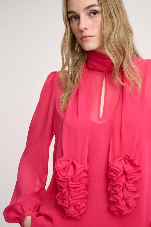 Luisa Spagnoli Lola - Blusa con ruches Qualità Garantita