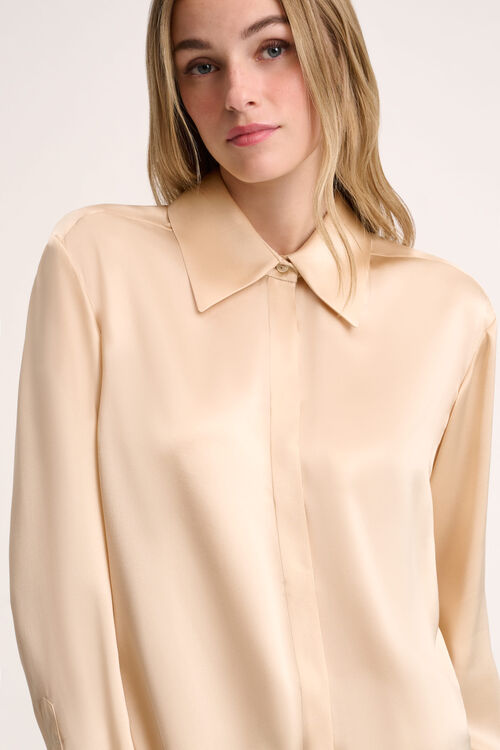 Luisa Spagnoli Levriero - Camicia in seta Consegna Veloce