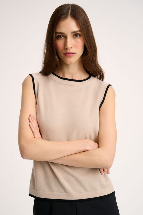 Luisa Spagnoli Macinapepe - Top in maglia Affare Del Giorno