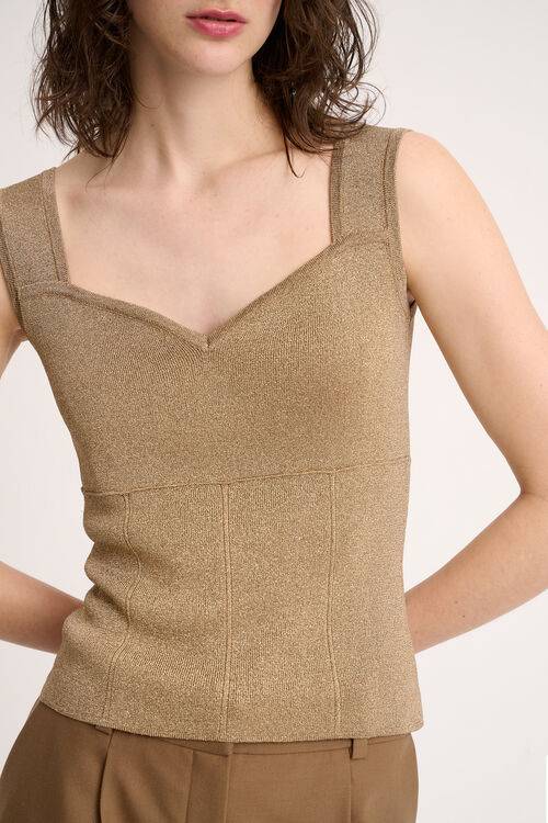 Luisa Spagnoli Zac - Top in lurex In Saldo