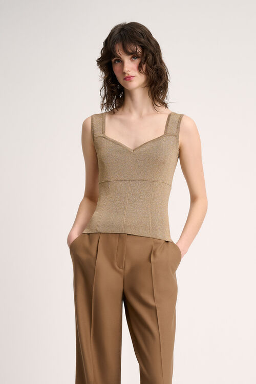Luisa Spagnoli Zac - Top in lurex In Saldo