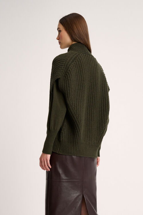 Luisa Spagnoli Capsula - Gilet in maglia Italy