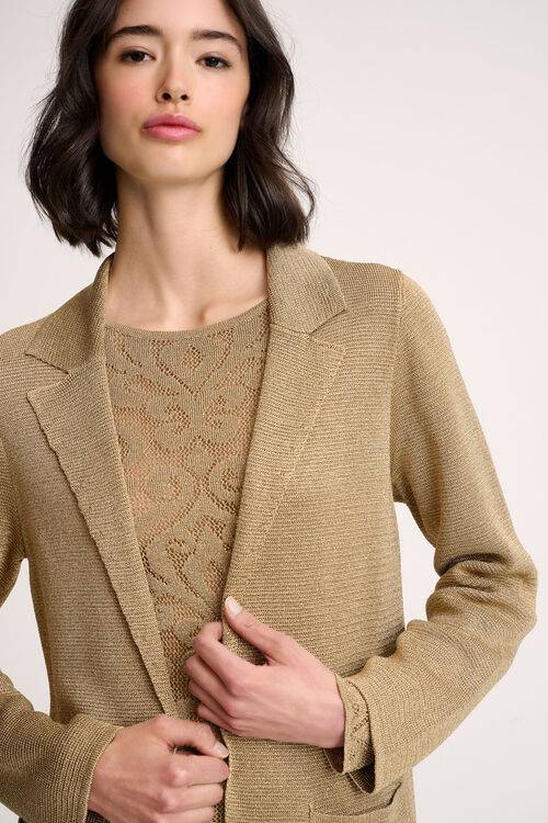 Luisa Spagnoli Zeppola - Cardigan lurex Vendita