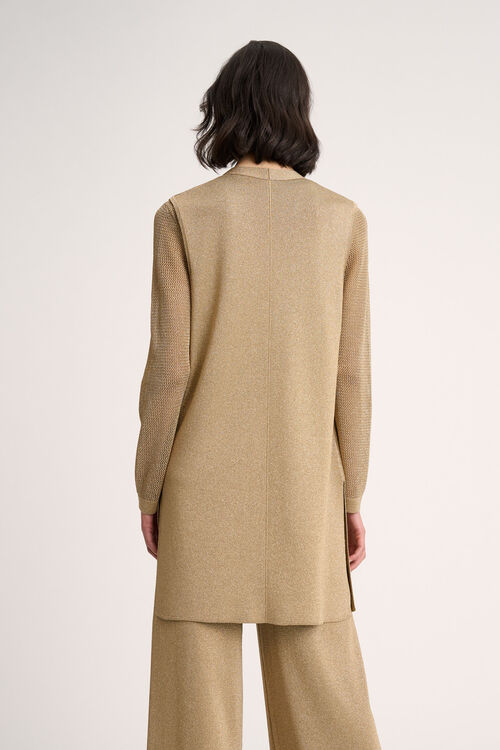 Luisa Spagnoli Zio - Gilet in lurex Acquista Ora