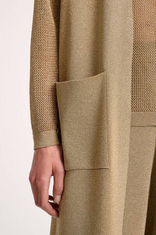 Luisa Spagnoli Zio - Gilet in lurex Acquista Ora