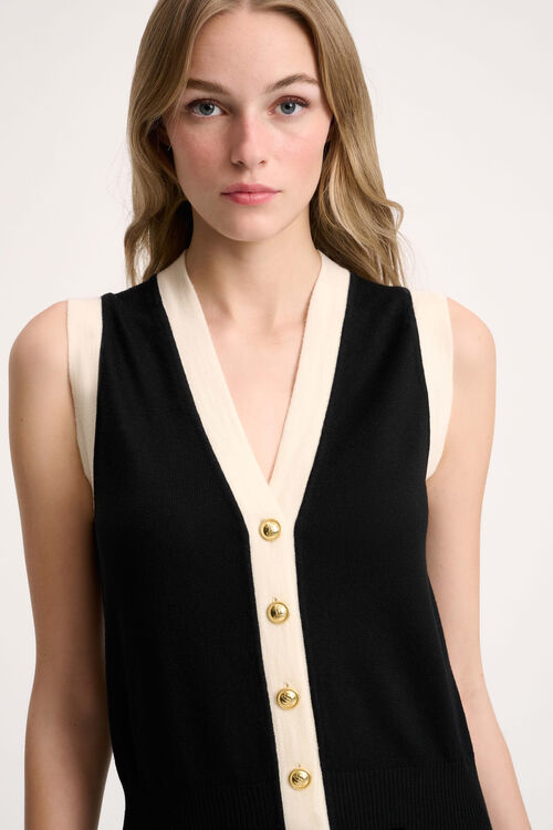 Luisa Spagnoli Mongiovino - Gilet bon ton Shopping Online