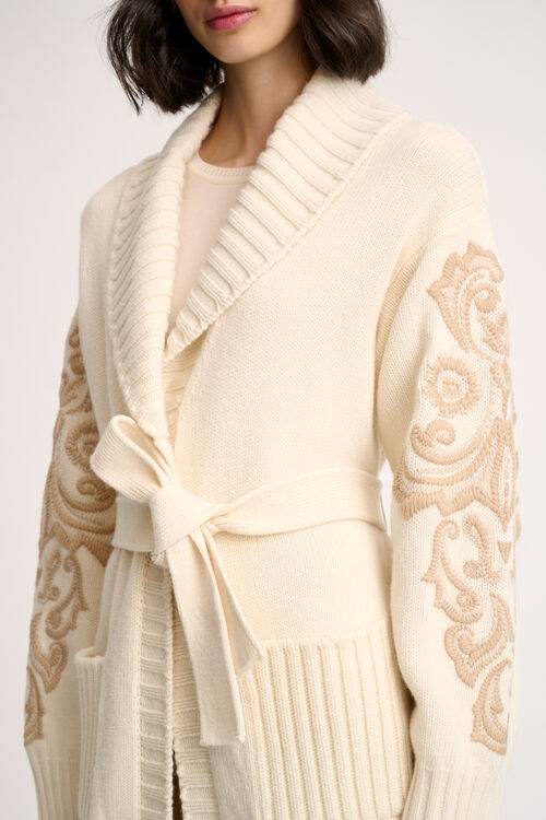 Luisa Spagnoli Cestello - Cardigan ricamato Convenienza