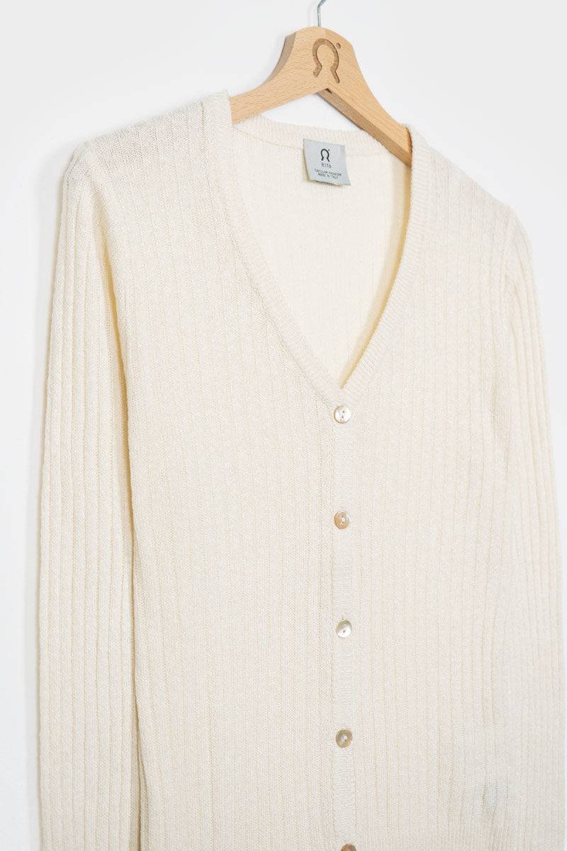 Rifò REALMA Cardigan Donna Seta Rigenerata Moda