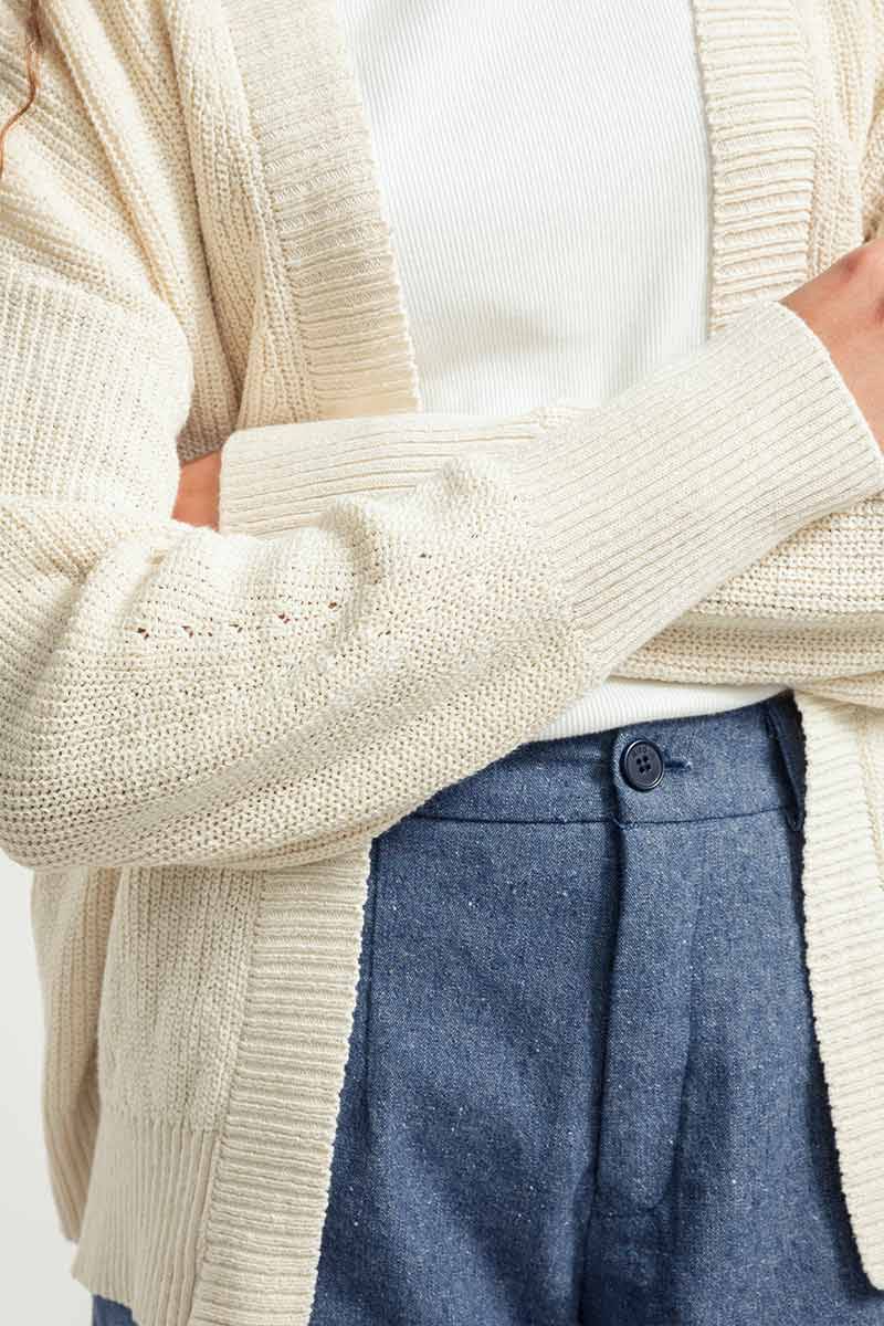 Rifò IRMA Cardigan Donna Cotone Rigenerato 2025