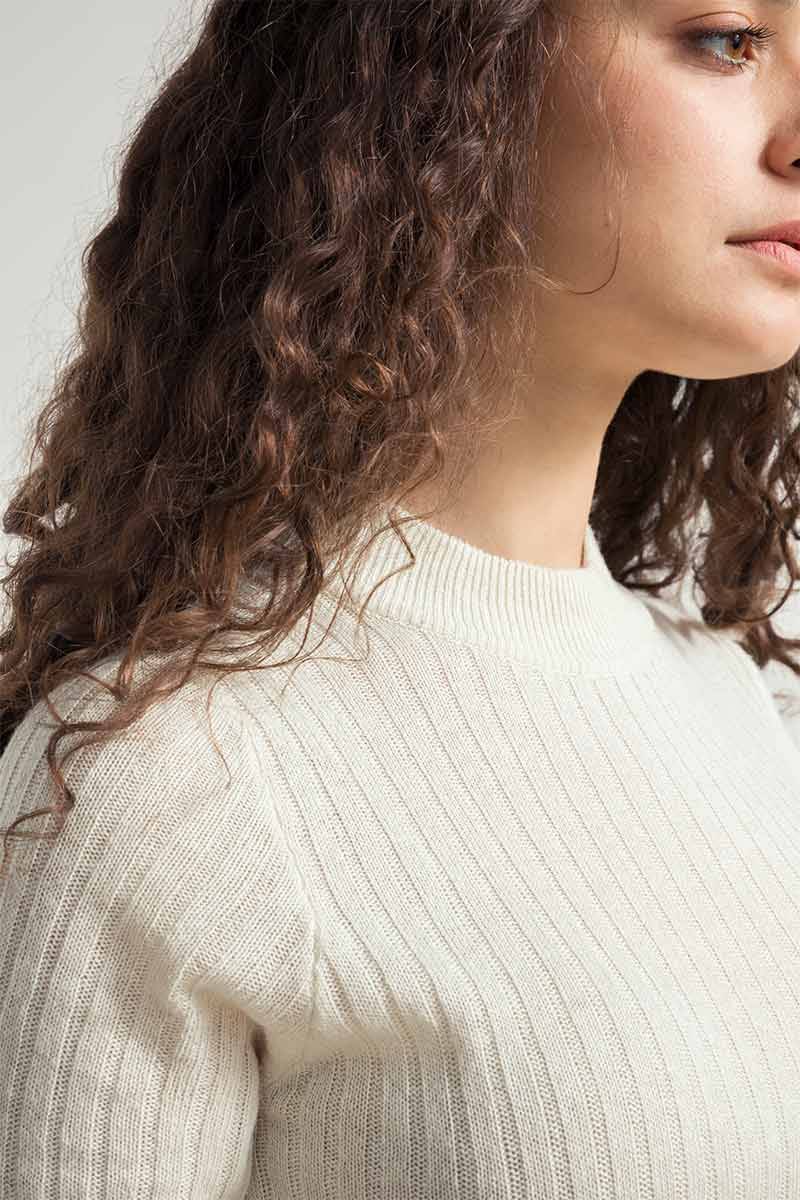 Rifò RENZA Maglia Donna Seta Rigenerata Enormi sconti