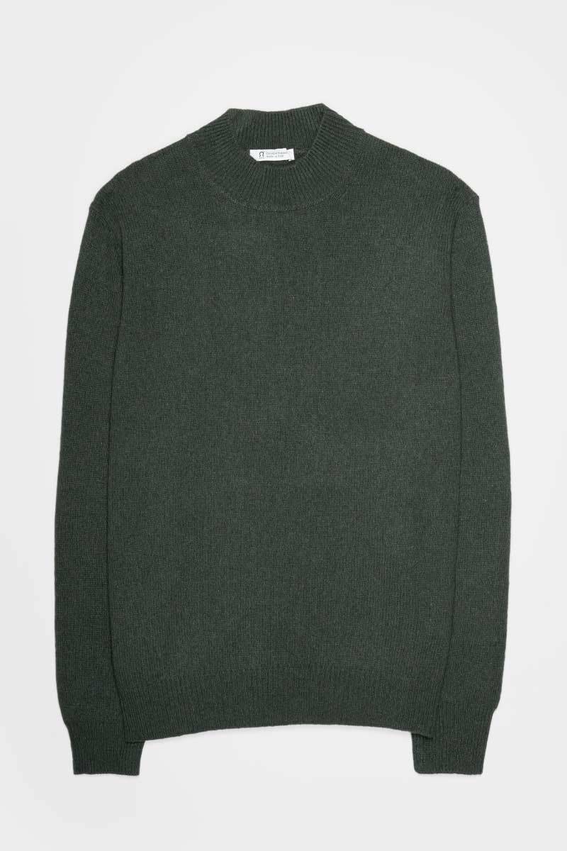 Rifò CLEMENTE Maglia Collo Alto Uomo Cashmere Rigenerato Promozione