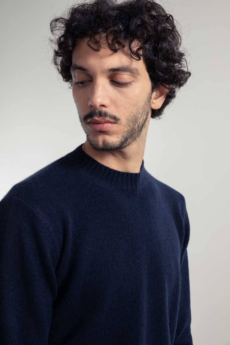 Rifò FERRUCCIO Maglia Uomo Lana Rigenerata Spedizione Gratuita