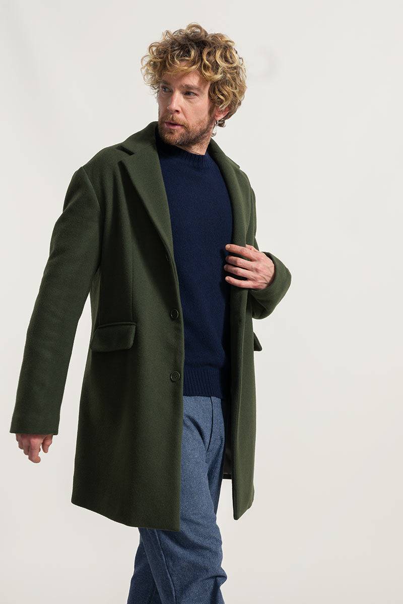 Rifò GILBERTO Cappotto Uomo Lana Rigenerata In Saldo
