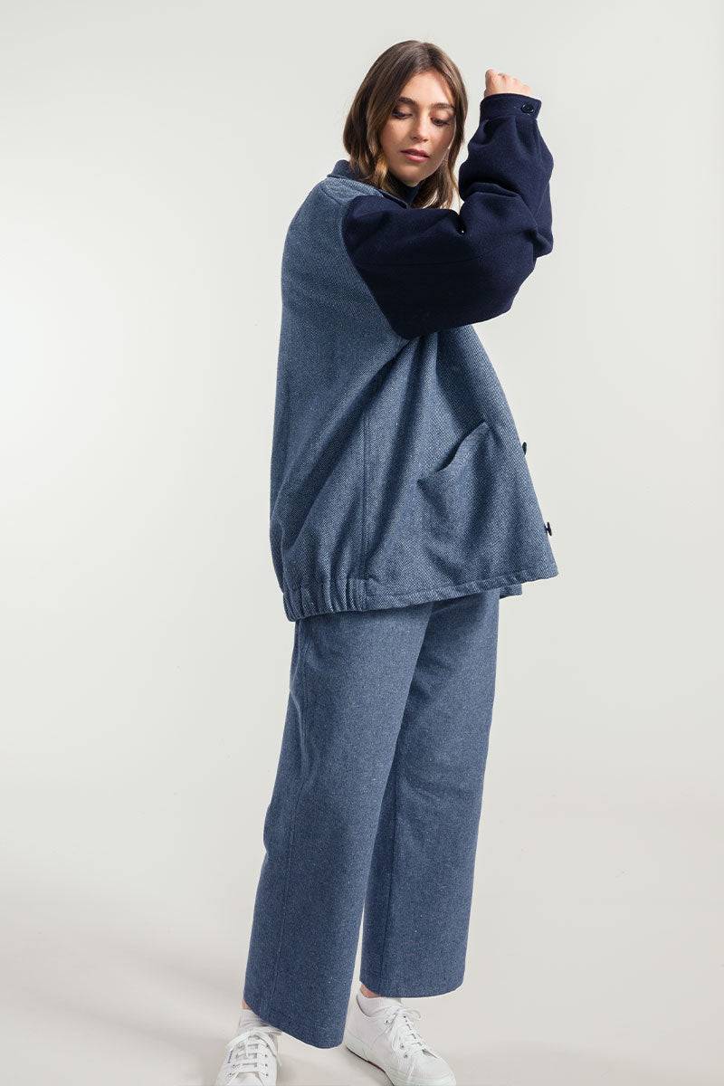 Rifò LEONE Giacca Bomber Unisex Lana Rigenerata Moda