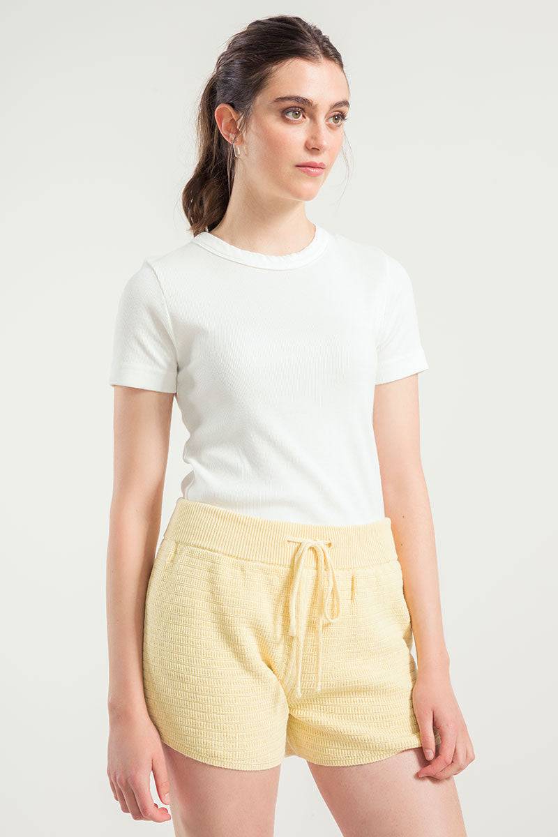 Rifò STELLA Shorts in Maglia Donna Cotone Rigenerato Qualità