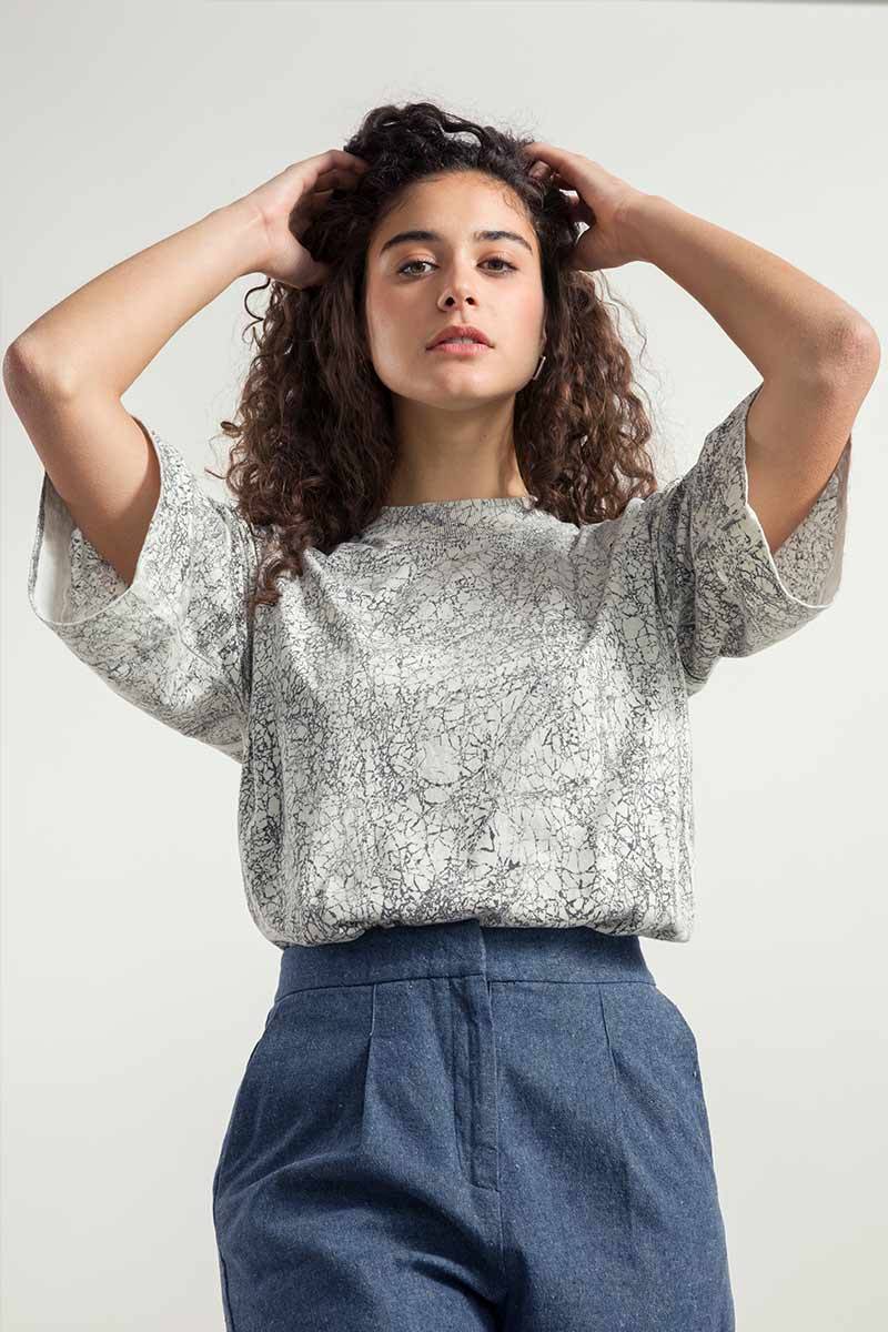 Rifò RAKU T-Shirt Oversize Unisex Cotone Rigenerato Spedizione Gratuita