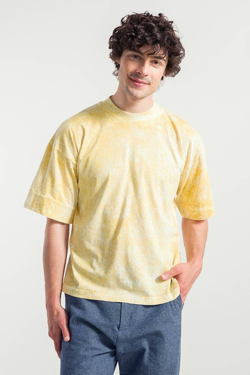 Rifò RAKU T-Shirt Oversize Unisex Cotone Rigenerato Pezzi Unici