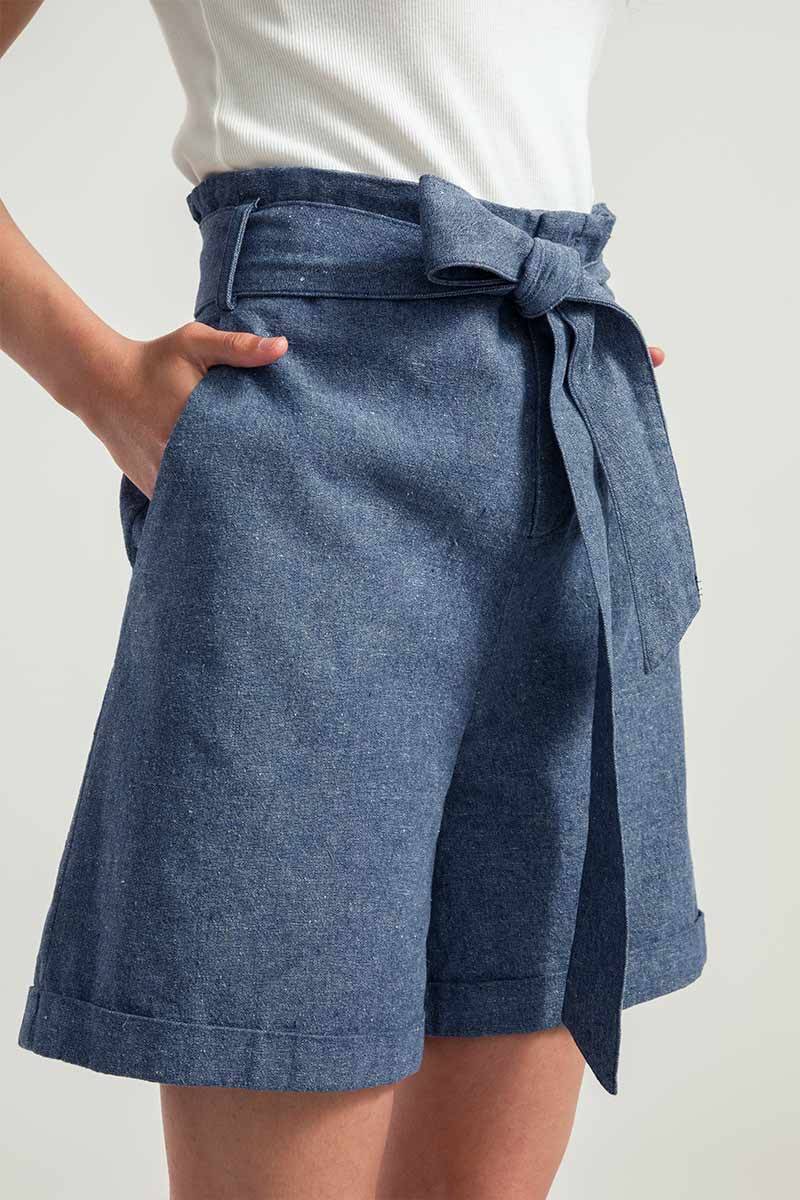 Rifò BERTA Shorts Donna Jeans Rigenerato Qualità Garantita