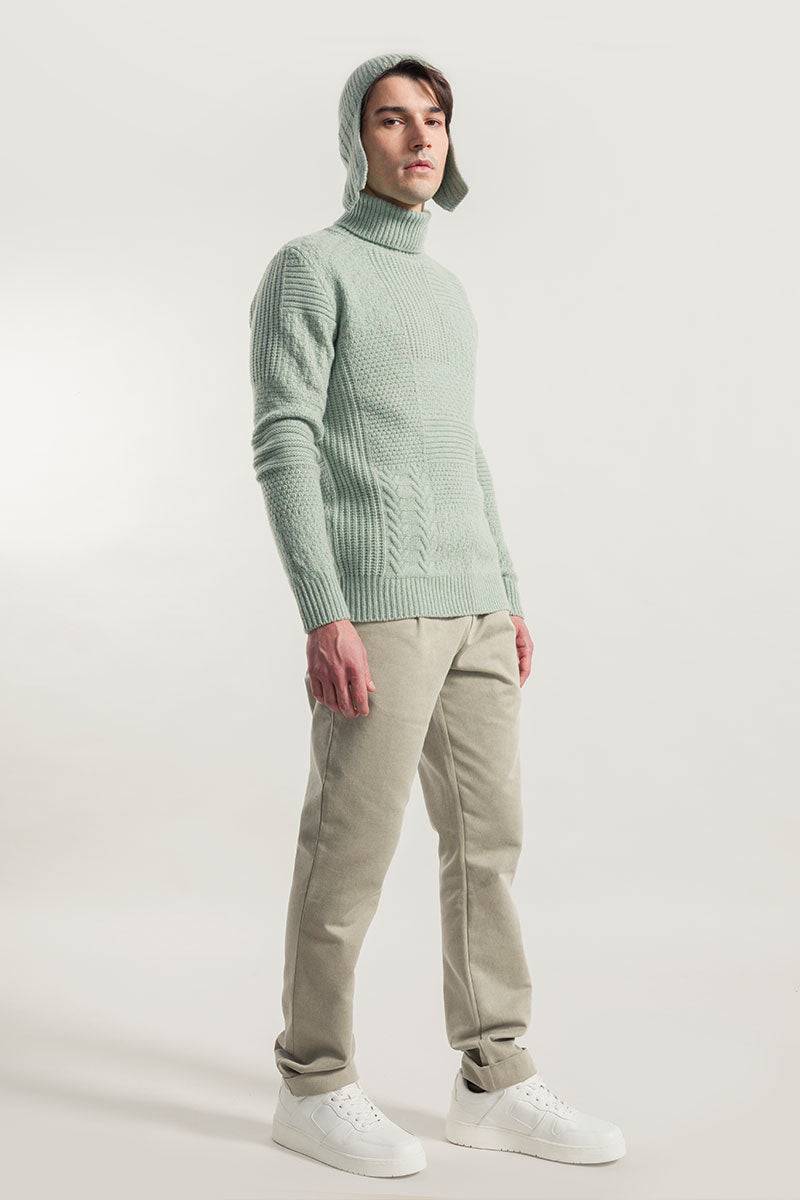 Rifò BARTOLOMEO Maglia Collo Alto Uomo Cashmere Rigenerato Offerta