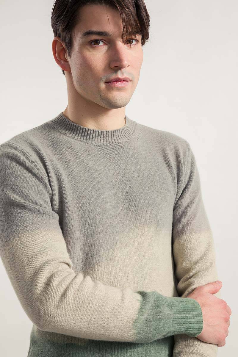 Rifò FOLCO Maglia Uomo Cashmere Rigenerato Economico