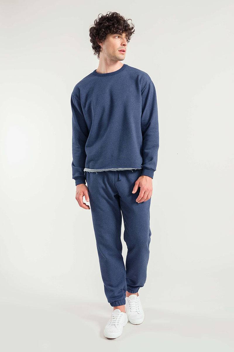 Rifò RAFAEL Felpa Uomo Cotone Jeans Rigenerato Online