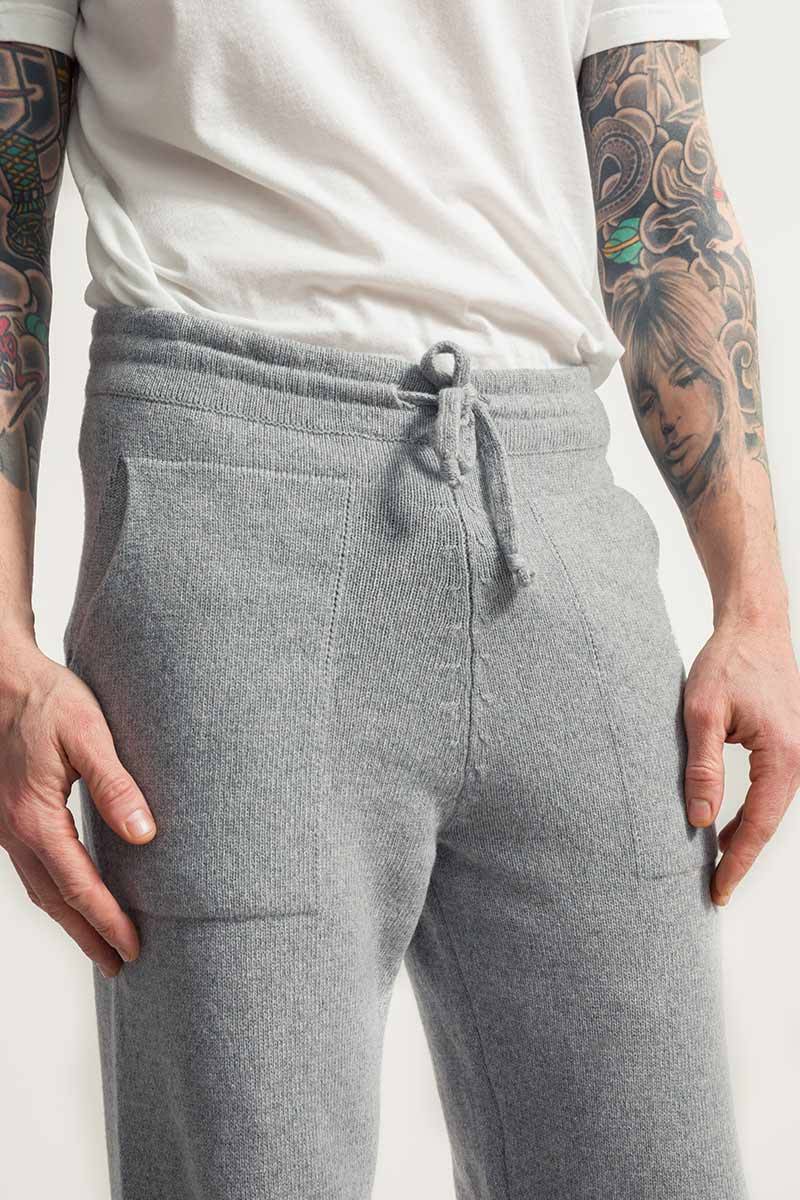Rifò PATROCLO Pantaloni Tuta Uomo Cashmere Rigenerato Saldi