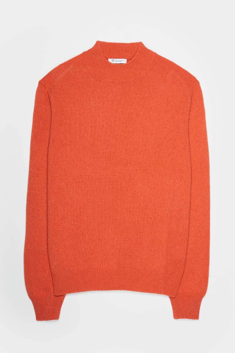 Rifò CLEMENTE Maglia Collo Alto Uomo Cashmere Rigenerato Saldi Di Fabbrica