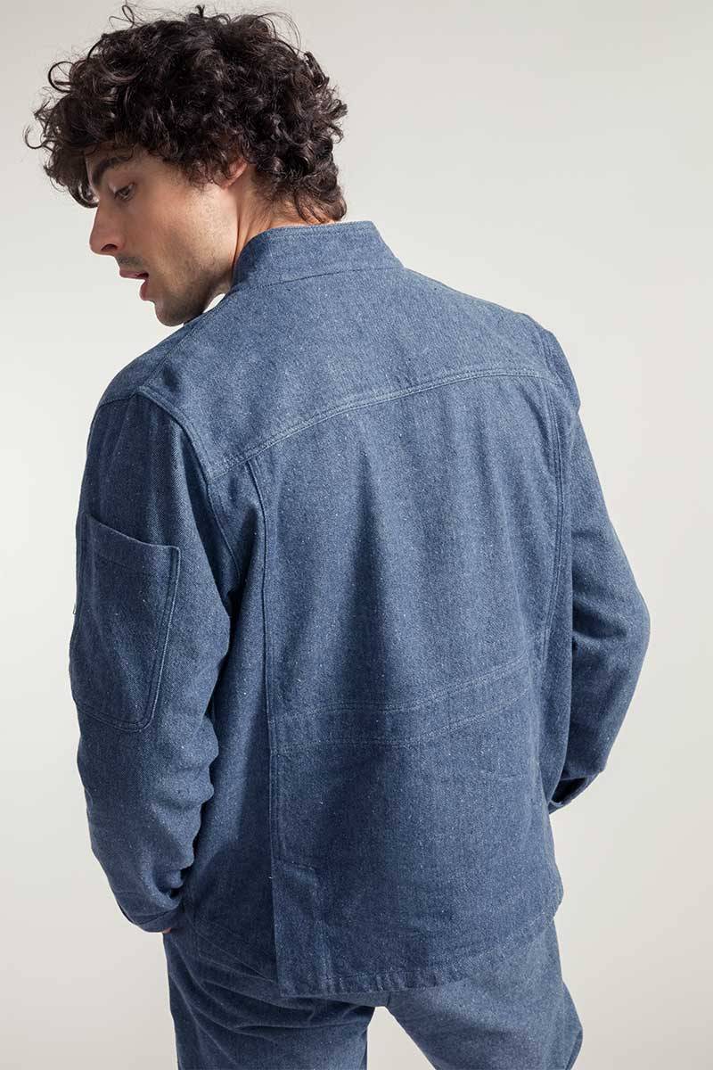 Rifò ENEA Giacca Uomo Jeans Rigenerato In Saldo